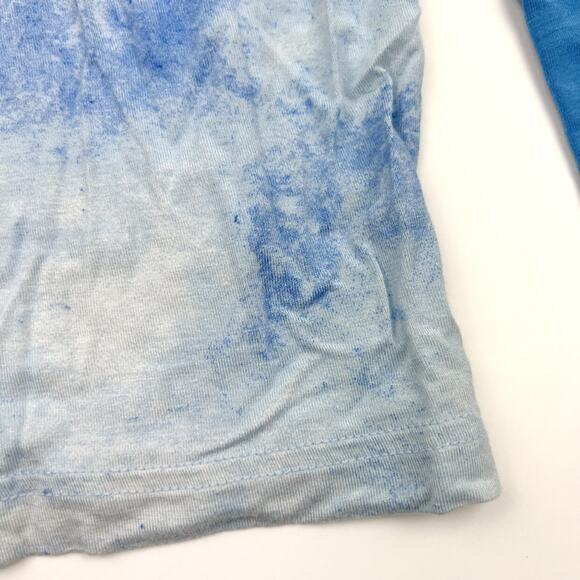 Little Sleepies Blue Tie Dye Pajama Top - Picture 2 of 5